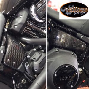 FULL CARBON SIDE PANELS SOFTAIL M8 2018 UP GLOSSY PAINTED
