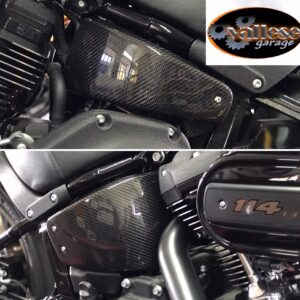 FULL CARBON SIDE PANELS SOFTAIL M8 2018 UP GLOSSY PAINTED
