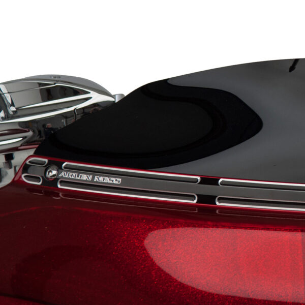 Billet Windshield Trim Arlen Ness Beveled fino al 2013