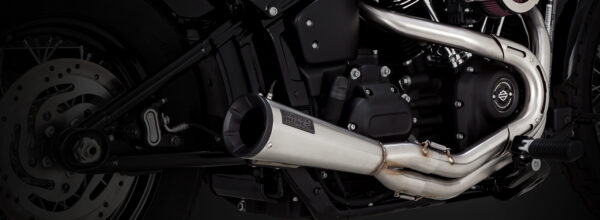 VANCE & HINES, STAINLESS 2-1 UPSWEEP EXHAUST SOFTAIL M8 2018 UP
