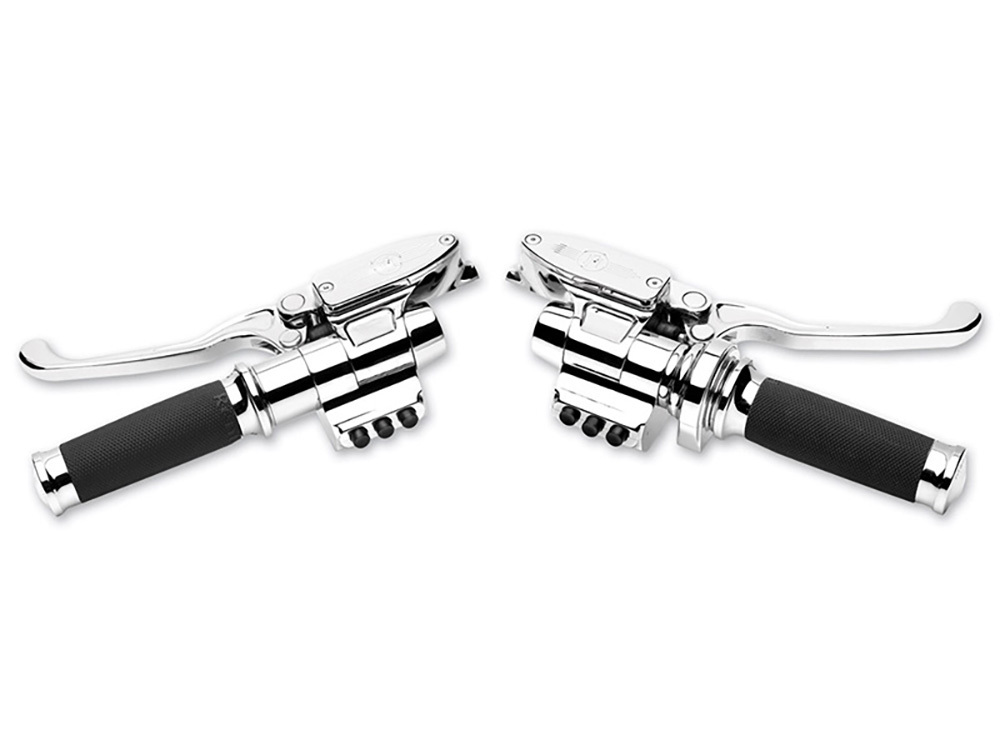 MANOPOLE PERFORMANCE MACHINE CONTOUR CHROME PER ACCELERATORE A CAVO