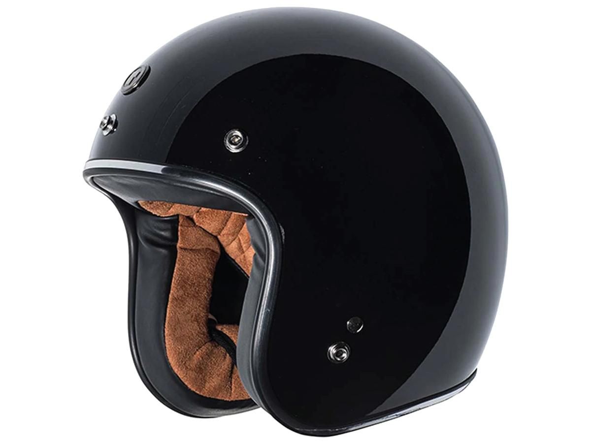 CASCO JET VINTAGE TORC Del Mar (T-50) ECE Open Face Helmet Gloss Black M - immagine 2