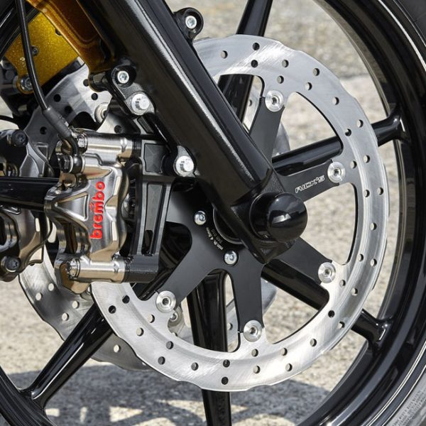 Supporti pinze radiali dx-sx Rick's neri dal 2007up