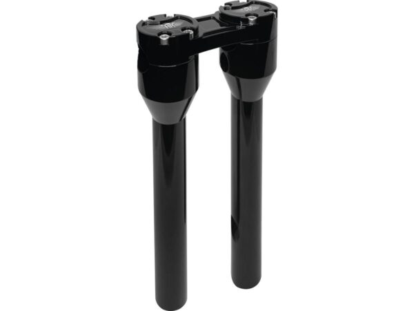 Riser dritto nero Clubstyle da 12" con riser nero