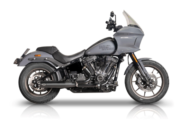 Scarico completo omologato E5 per softail 2021-up by V Performance Nero