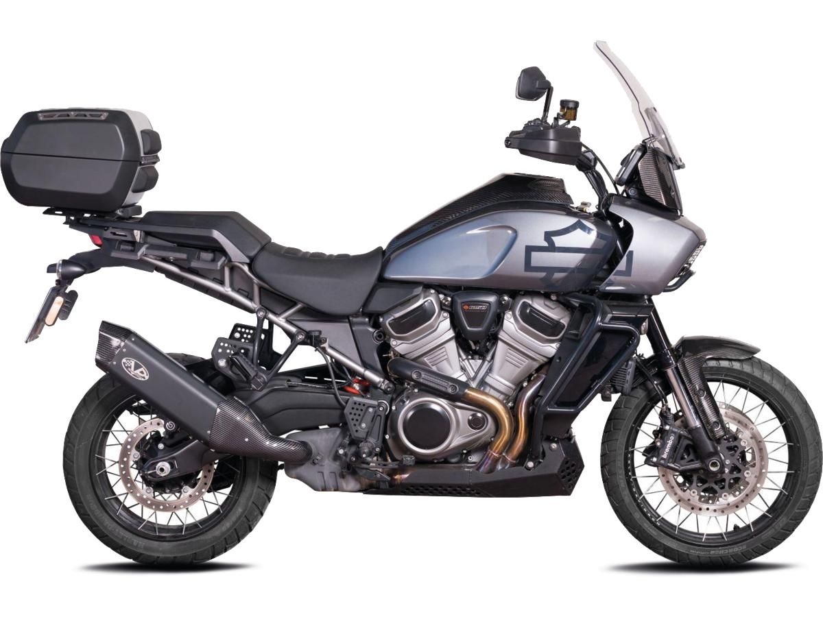 Terminale Panamerica  V-Performance nero con finalino in carbonio