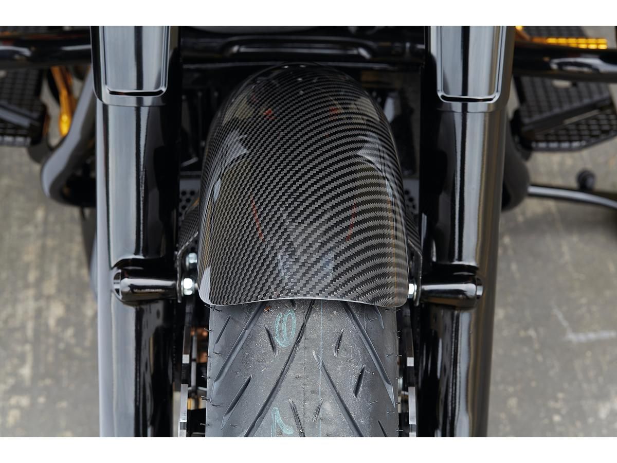Carbon Fiber Front Fender Arlen Ness 14-25 Touring, (except 23-24 FLHXSE, 23-24 FLTRXSE, 24 FLTRXSTSE) - immagine 5