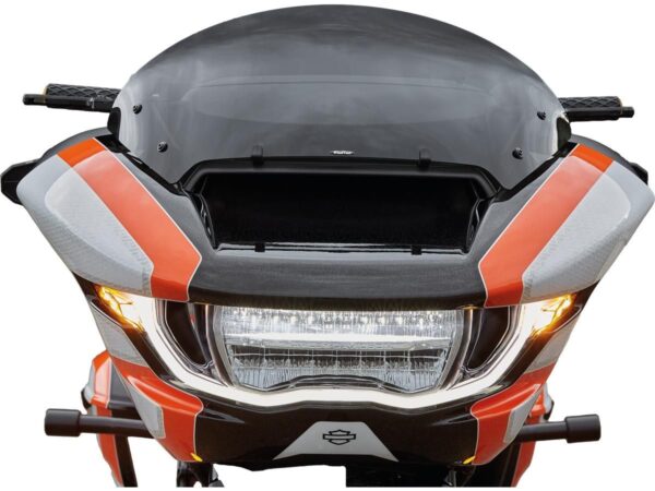 Windshield Road Glide 2024 Helix Replacement Windscreen Height: 11,5" Dark Smoke - immagine 3