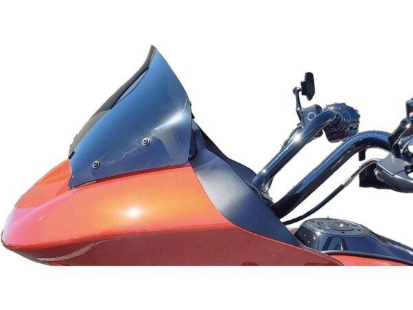 Windshield Road Glide 2024 Helix Replacement Windscreen Height: 11,5" Dark Smoke - immagine 2