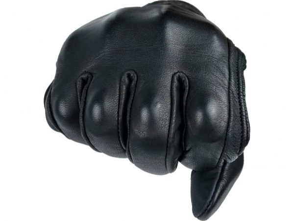 Leather Clubstyle Gloves Black | L