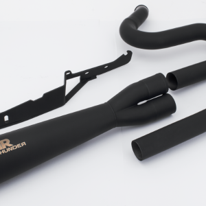 SISTEMI DI SCARICO 2-IN-1 REDTHUNDER Per tutti Touring Twin Cam 2009-2016 e Touring Milwaukee Eight dal 2017 a oggi, sistema corto nero