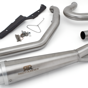 SISTEMI DI SCARICO 2-IN-1 REDTHUNDER Per tutti Touring Twin Cam 2009-2016 e Touring Milwaukee Eight dal 2017 a oggi, sistema corto grezzo
