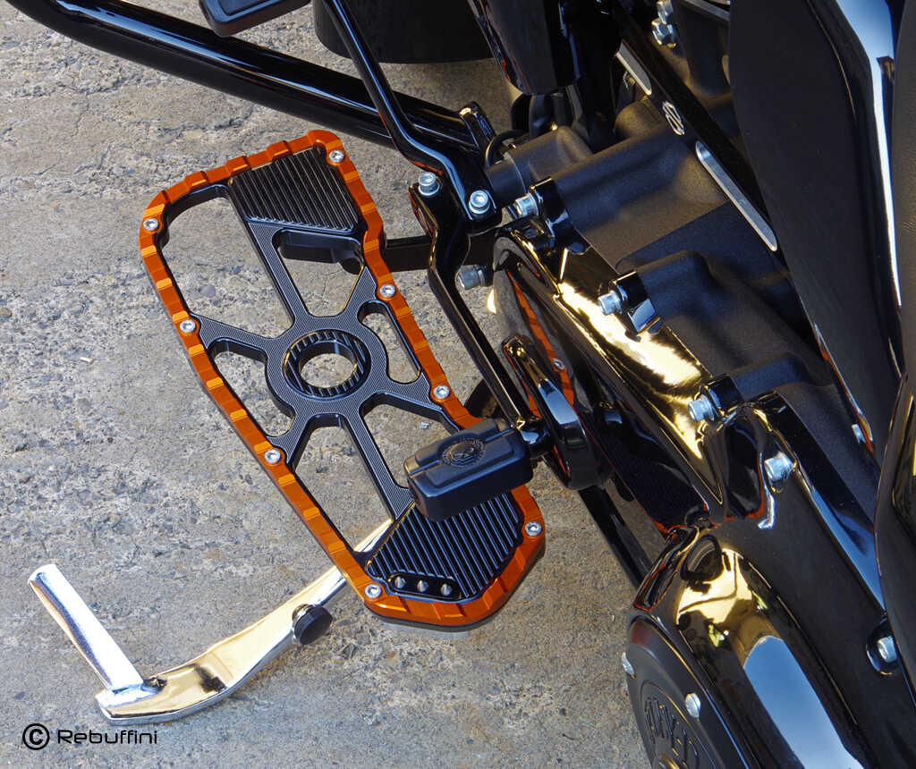 Leva cambio Wheelie REBUFFINI per Harley-Davidson Touring 14-25 NERA - immagine 2