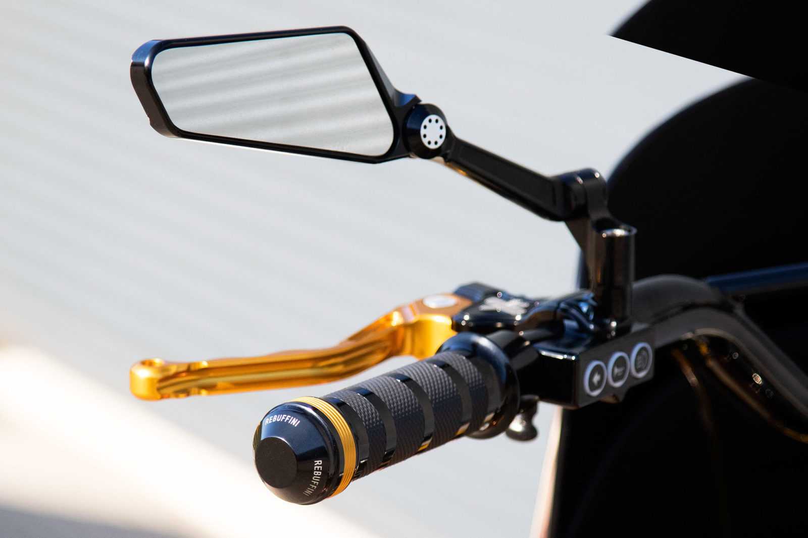 MANOPOLE REBUFFINI WHEELIE NERE TOURING 2024UP E SOFTAIL 2025 - immagine 2