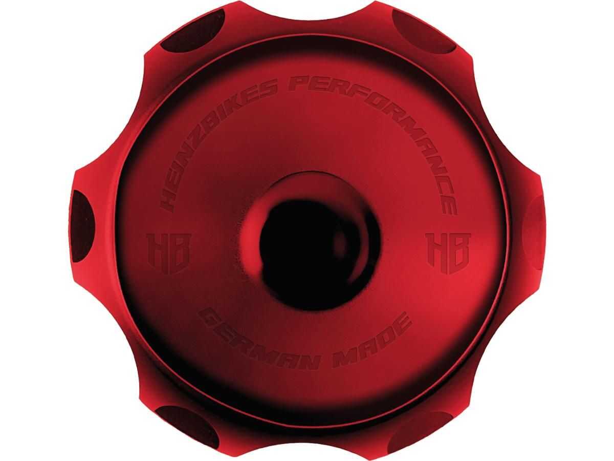TAPPO SERBATOIO BENZINA PERFORMANCE HEINZBIKES RED ALL MODELS 95UP - immagine 2
